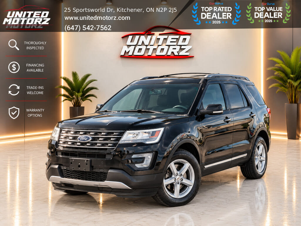 Black 2017 Ford Explorer SUV / Crossover All-Wheel Drive Automatic
