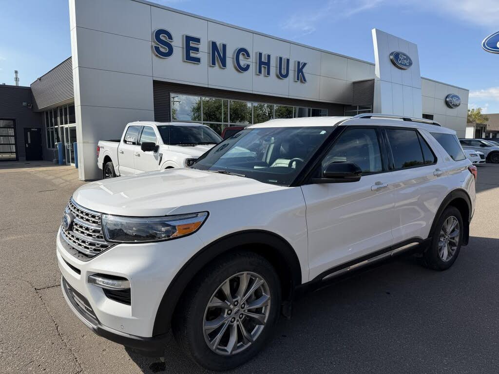 White 2023 Ford Explorer SUV / Crossover All-Wheel Drive Automatic