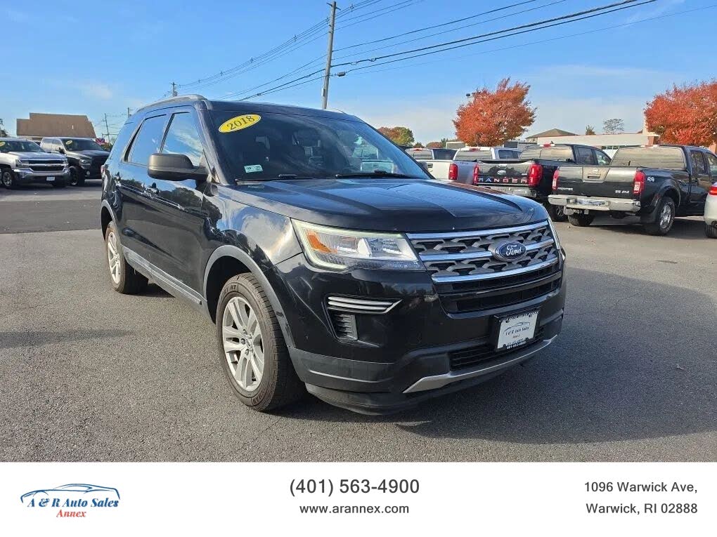 Black 2018 Ford Explorer SUV / Crossover All-Wheel Drive 6-Speed Automatic