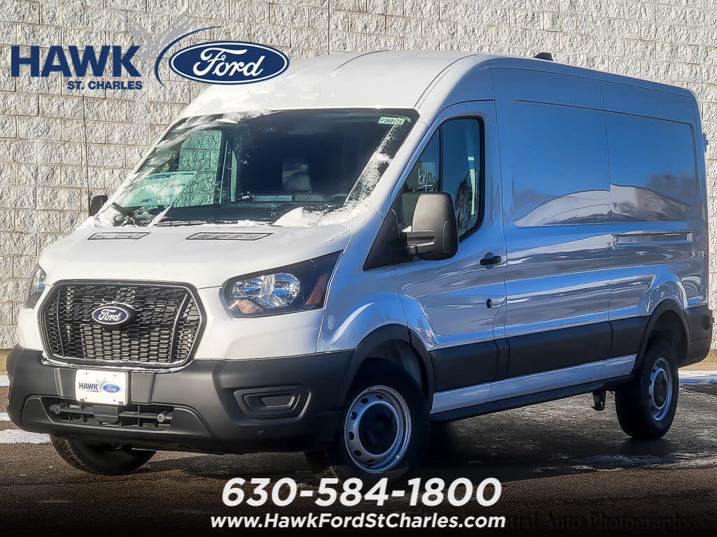 White 2026 Ford Transit Cargo Van Rear-Wheel Drive Automatic