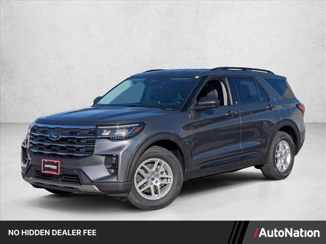 Carbonized Gray Metallic 2026 Ford Explorer SUV / Crossover Rear-Wheel Drive Automatic