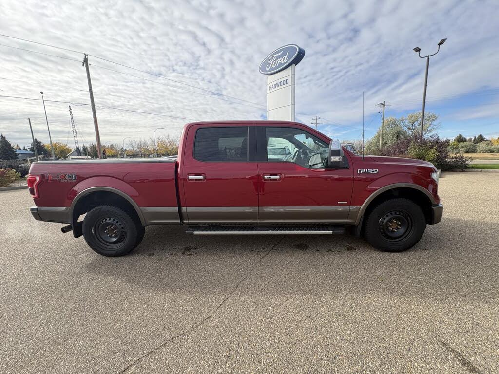 Red 2016 Ford F-150 Pickup Truck Four-Wheel Drive Automatic