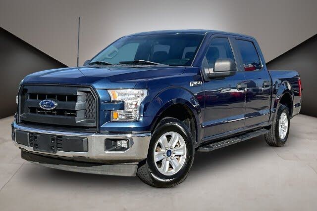 Blue 2017 Ford F-150 Pickup Truck 4X2 6-Speed Automatic