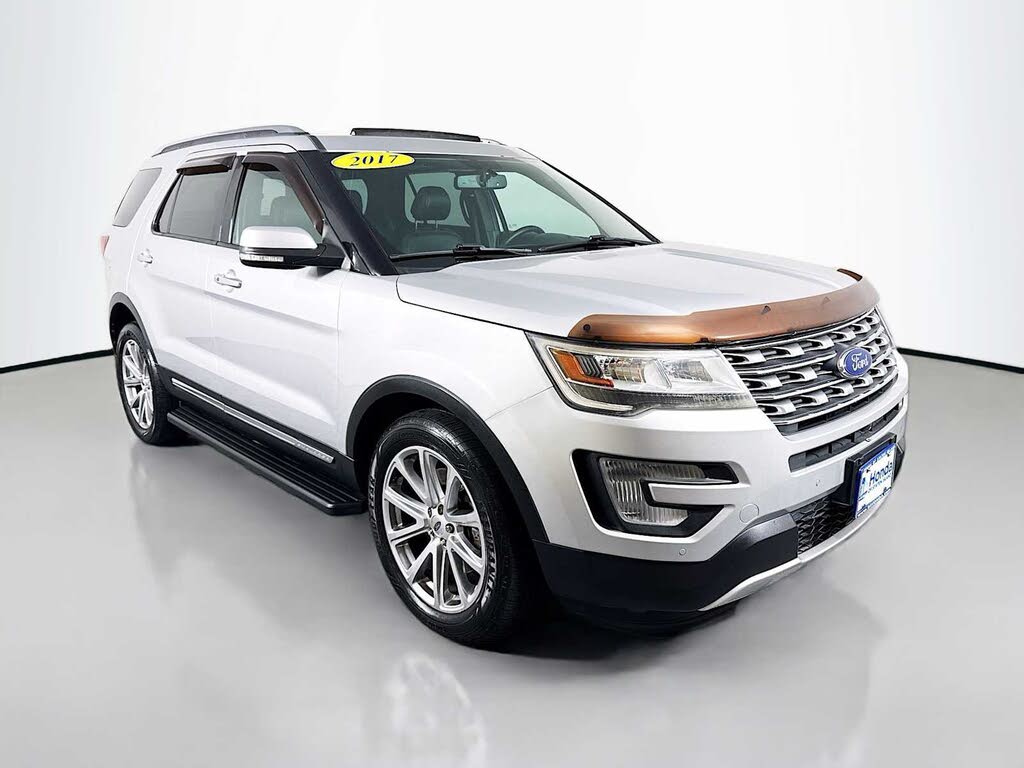 Ingot Silver Metallic 2017 Ford Explorer SUV / Crossover All-Wheel Drive 6-Speed Automatic
