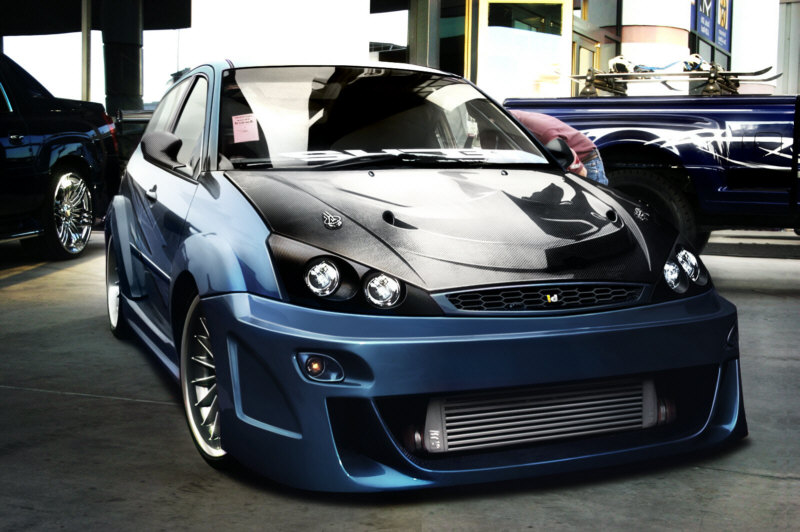 2002 Ford focus wide body kit #3