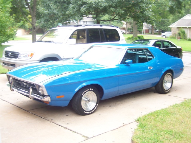 1971 ford grabber blue