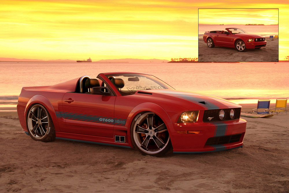 2007 Ford mustang deluxe convertible #4