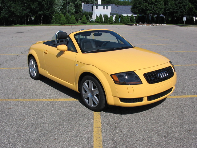 Yellow Audi Tt Convertible For Sale