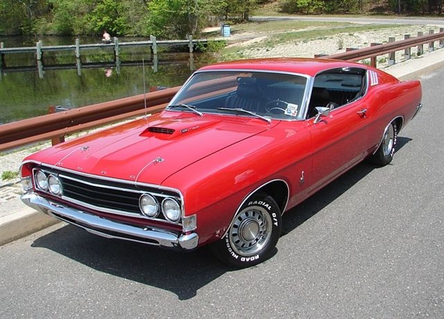 Ford Torino 1969 черный
