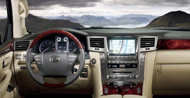 Lexus 570 interior