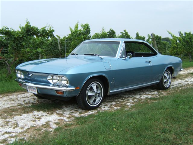 1969 Corvair Color Chart