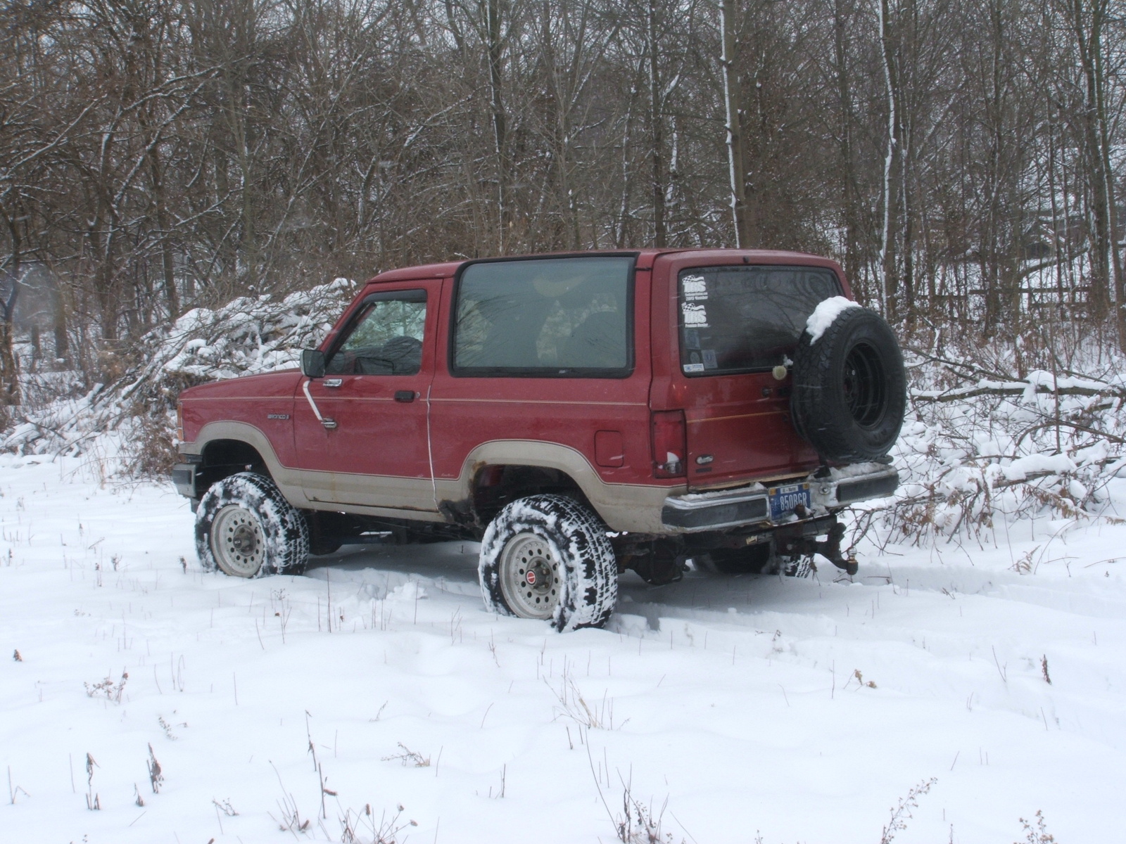 Ford bronco ii 1989 cargo mat #2