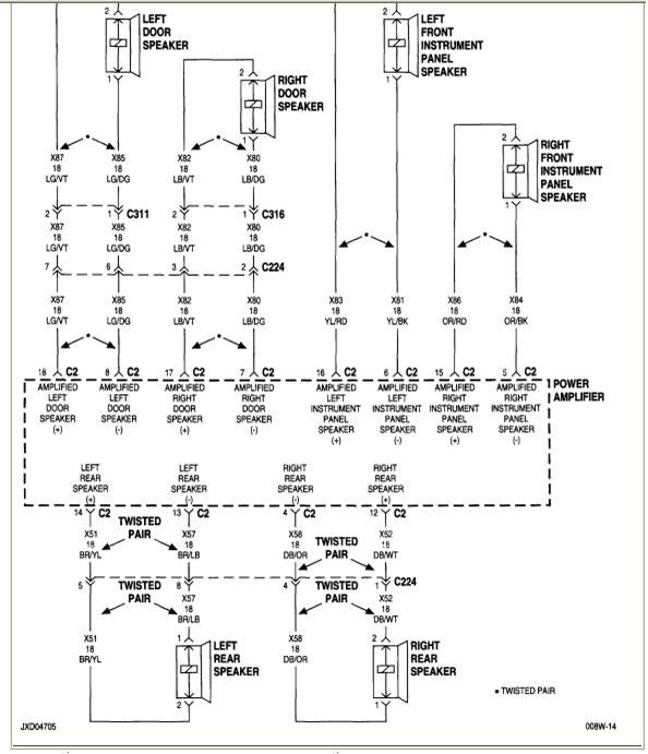 Chrysler Sebring Questions - Wiring the stock radio back ... wiring diagram for 2000 chrysler cirrus radio 