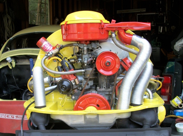 vw beetle harley engine