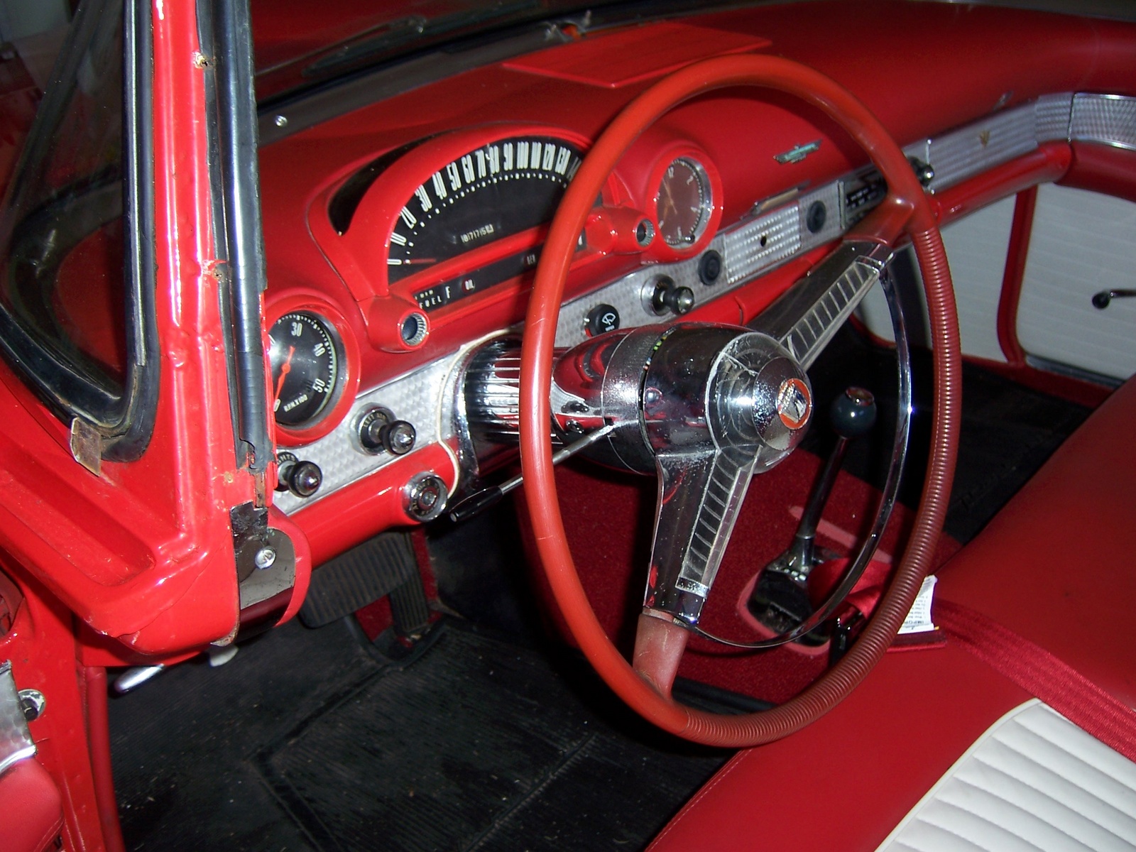 1955 Ford thunderbird steering wheel #9