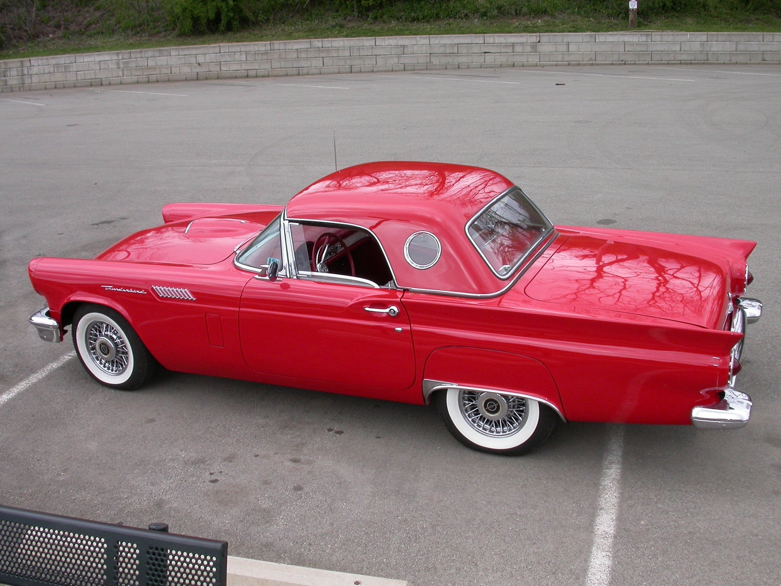 1957 Ford thunderbird interior colors