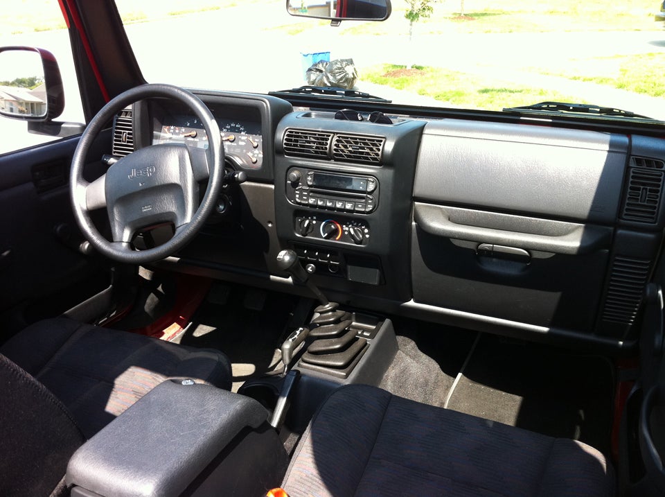 square spot on lower dash | Jeep Wrangler Forum