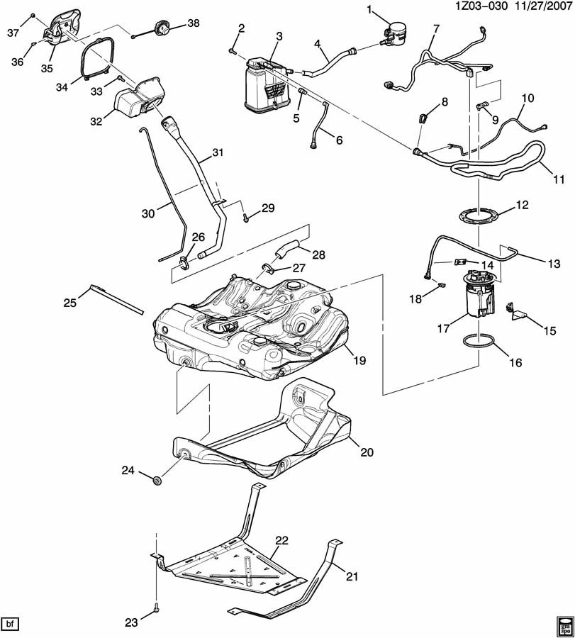 2005 Silverado Fuel System Diagram