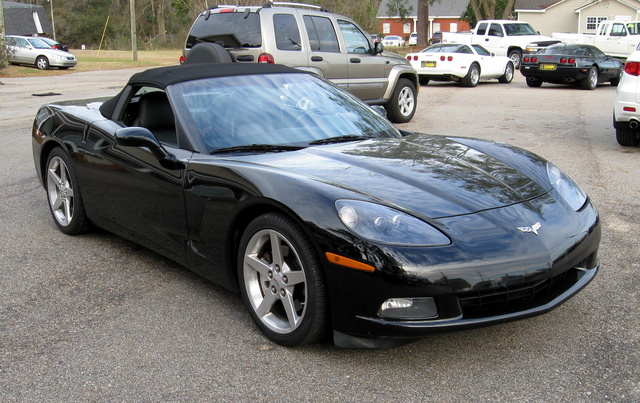 Chevrolet Corvette c6 Convertible Black