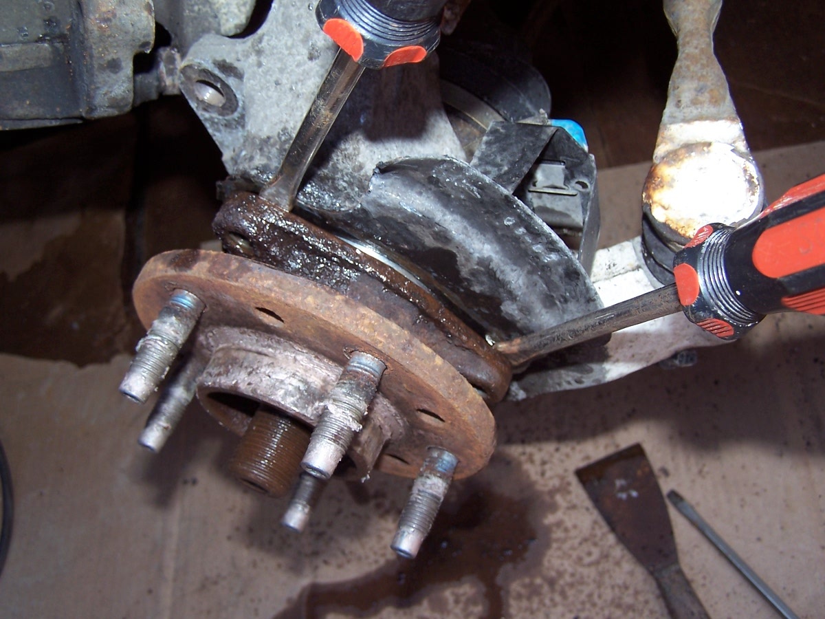 kia forte front wheel bearing replacement