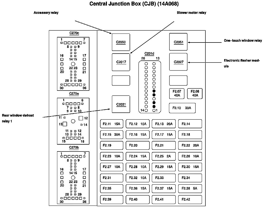 2003 Ford ranger window switch