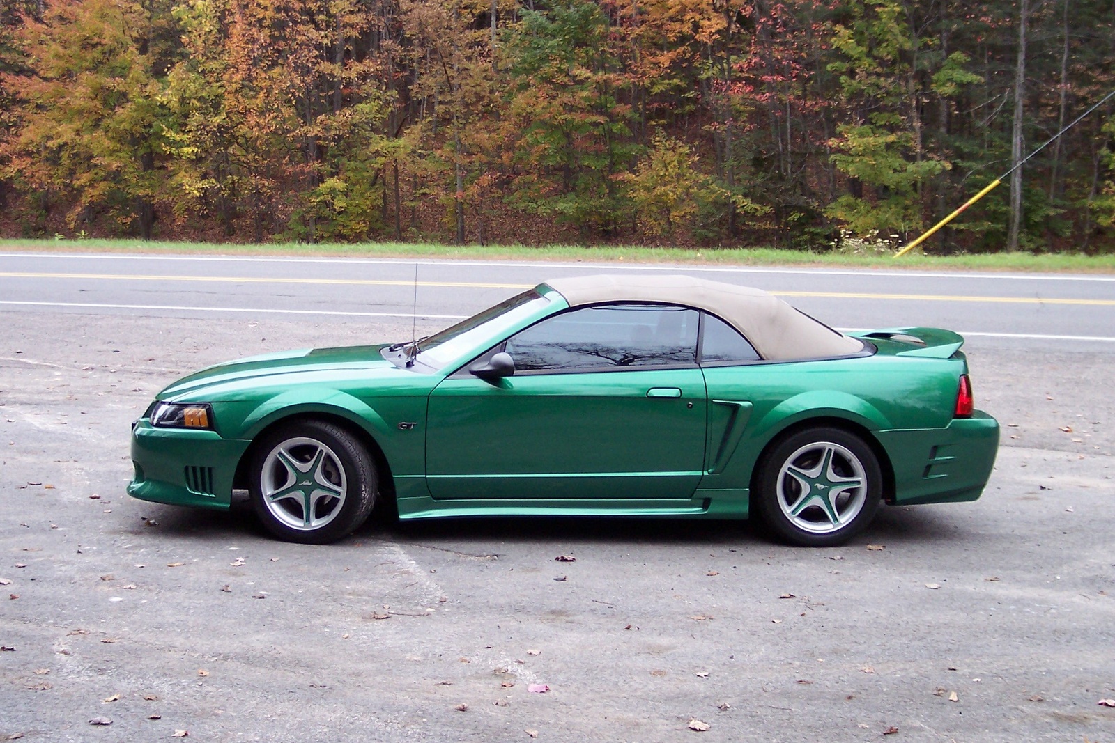 2000 Ford mustang convertible green #10