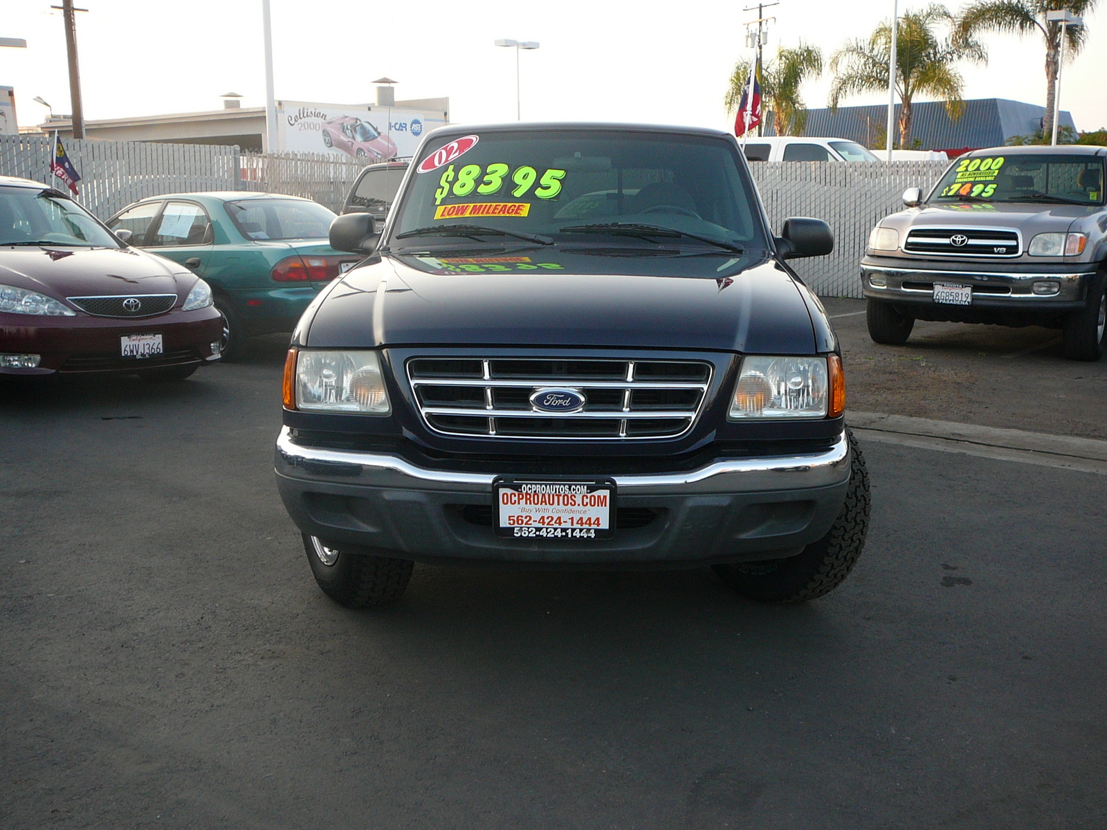 2002 Ford ranger extended cab value