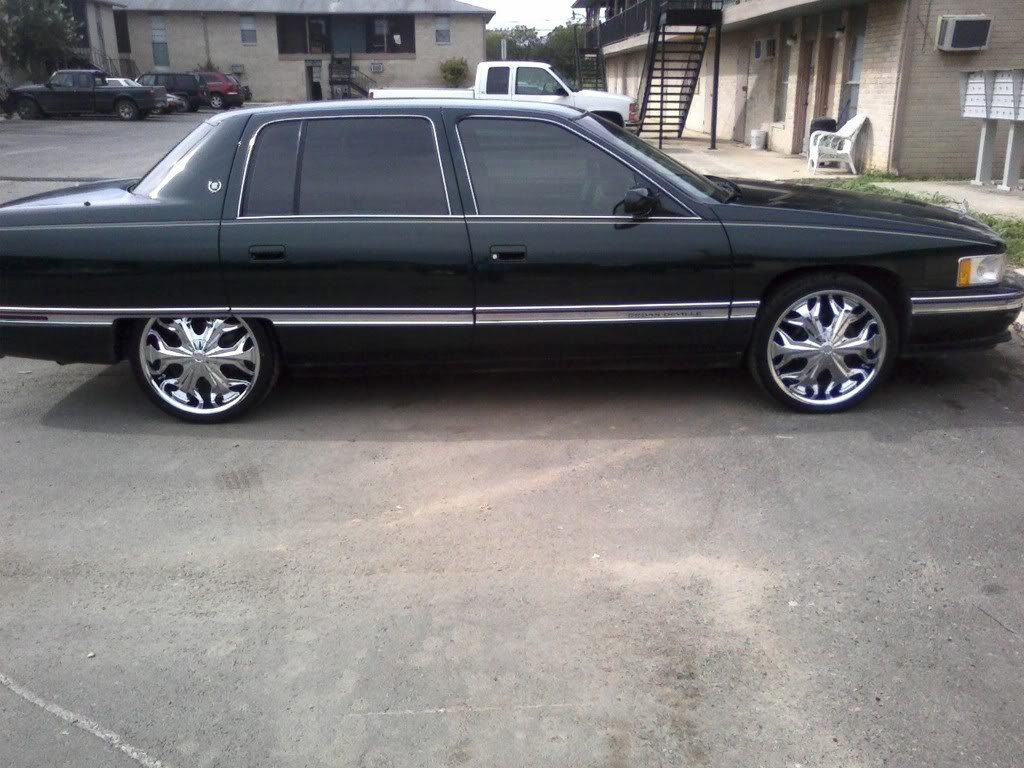 cadillac deville on 24 inch rims