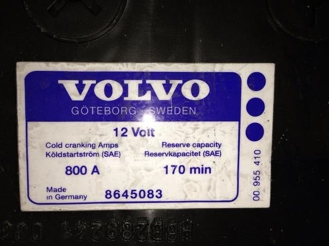Volvo S80 Questions - where can I find a new battery for 2003 S80 Elite