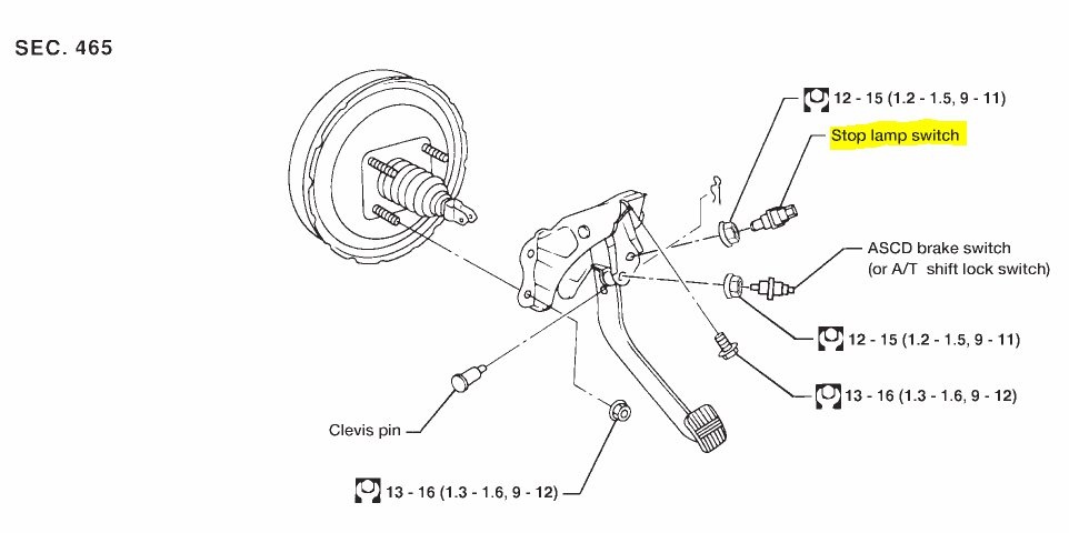 2018 nissan altima brake switch