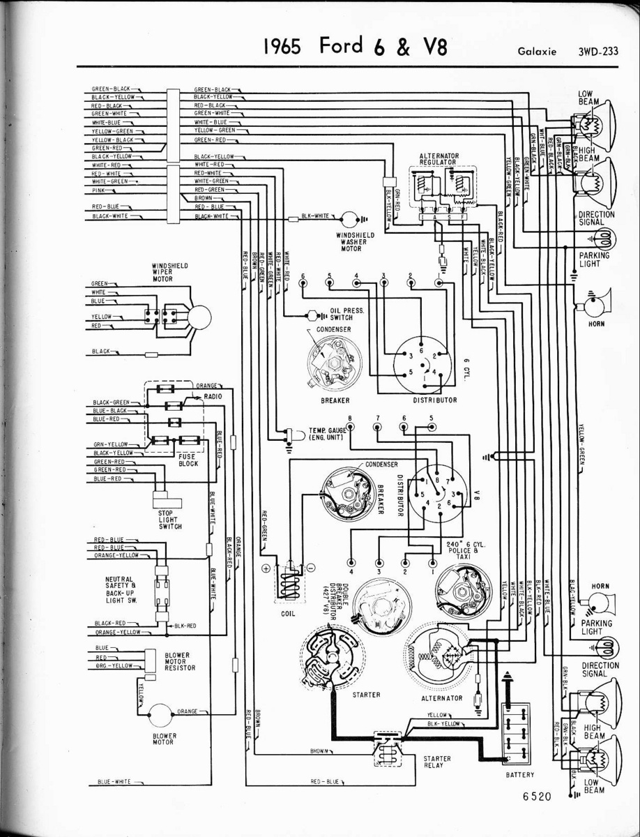 1966 Mercury Comet Wiring Diagram