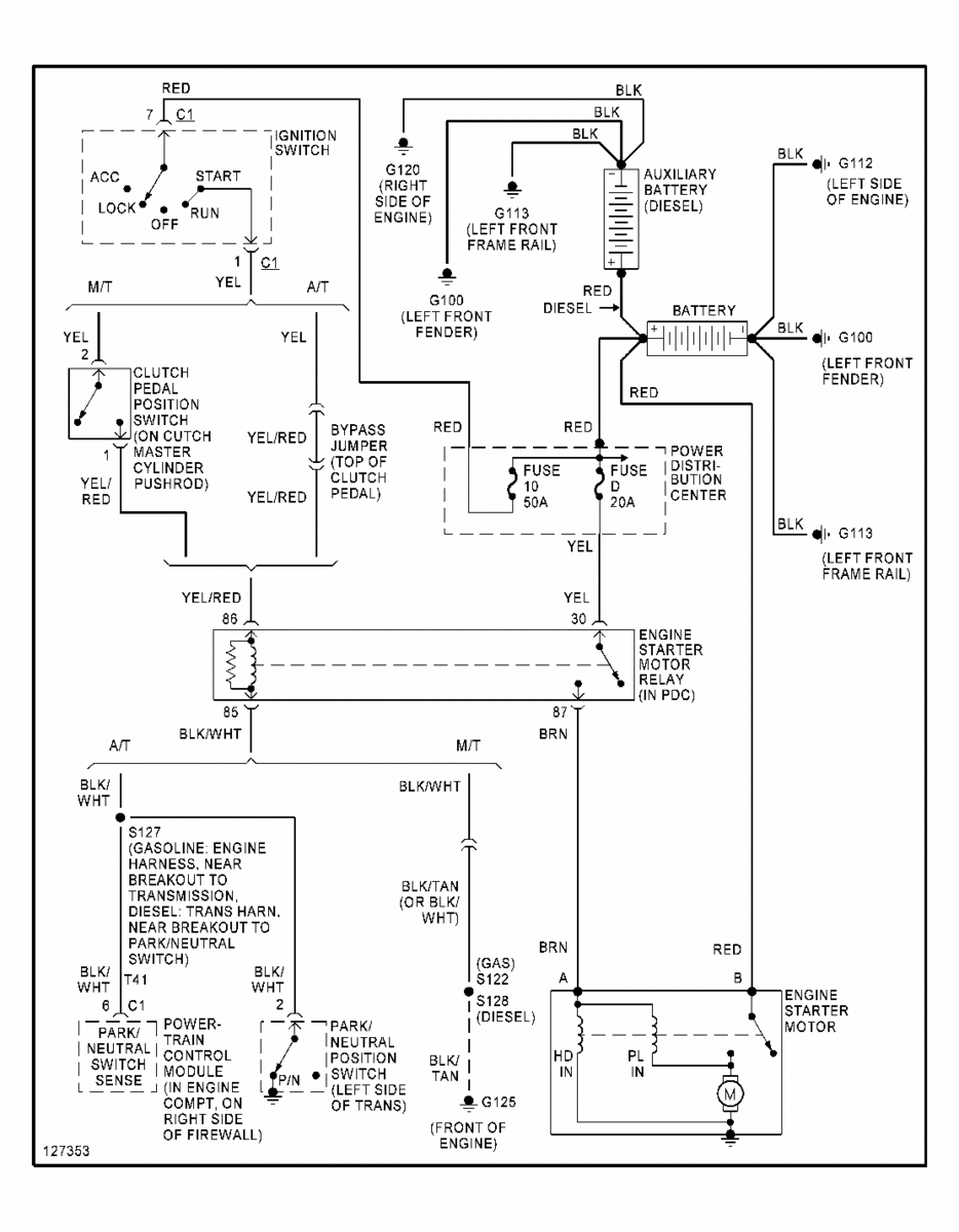 2001 Dodge Ram Ignition Switch Wiring Diagram - Database - Faceitsalon.com