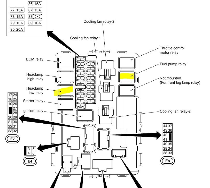 2012 nissan altima fuse diagram