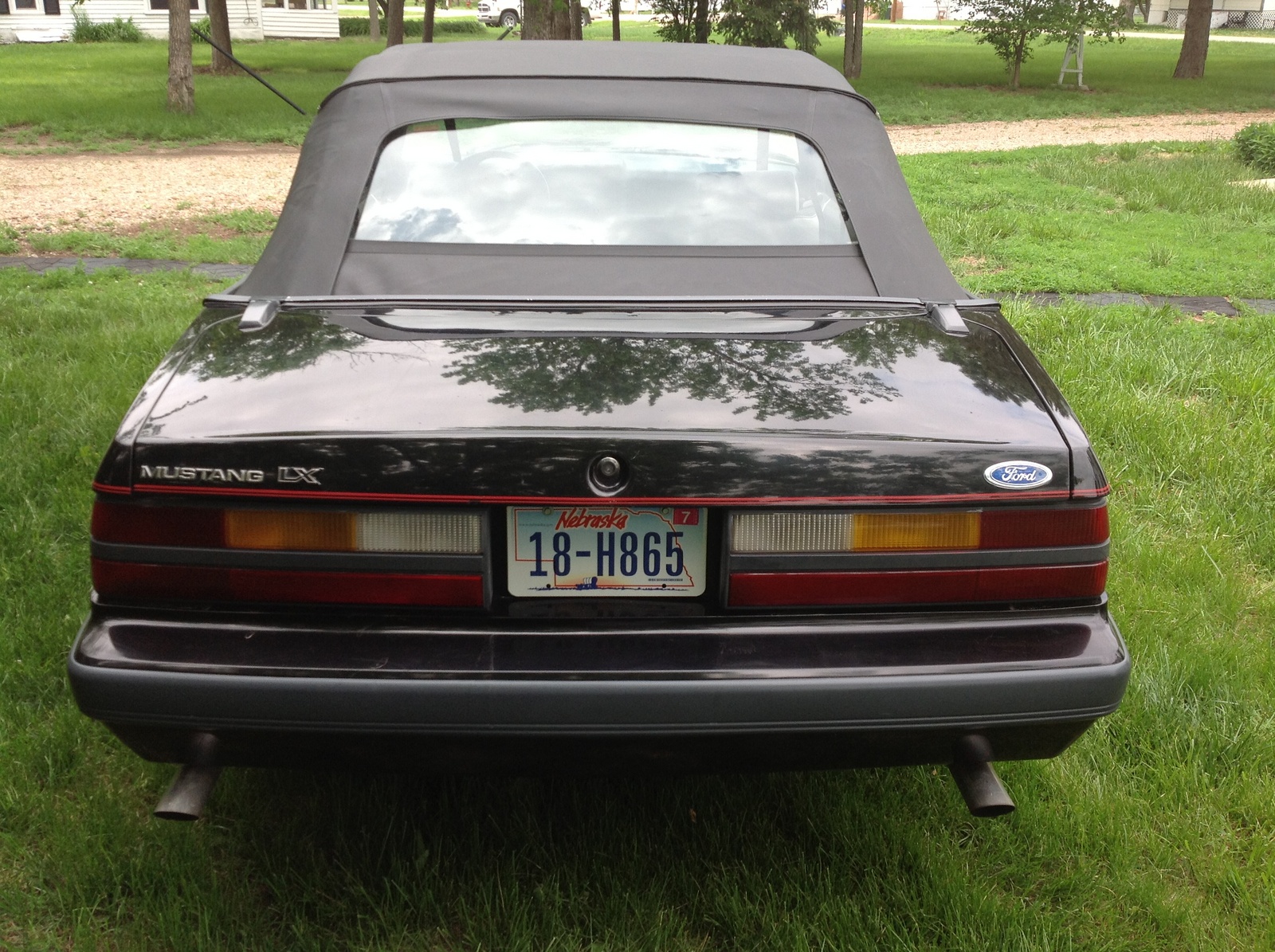 1985 Ford mustang convertible lx #9