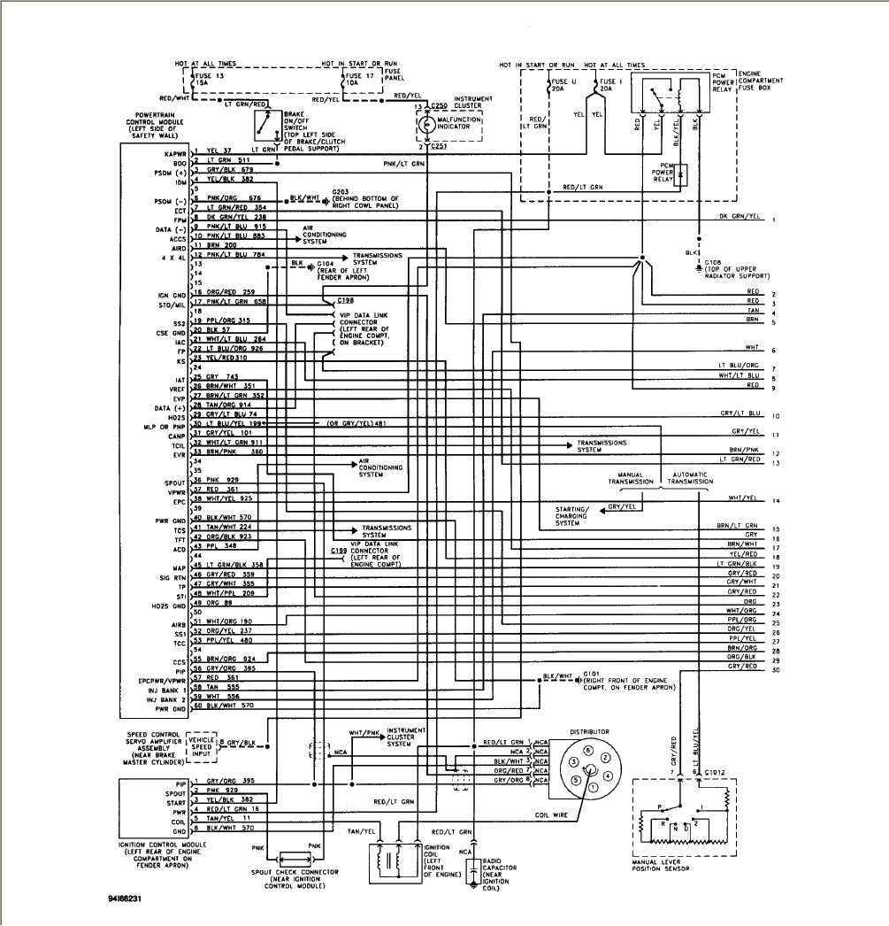 general motors steering column wiring diagram