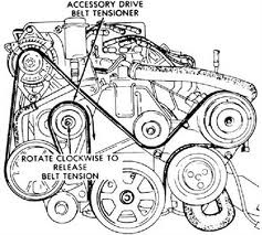 2008 chrysler town and country serpentine belt