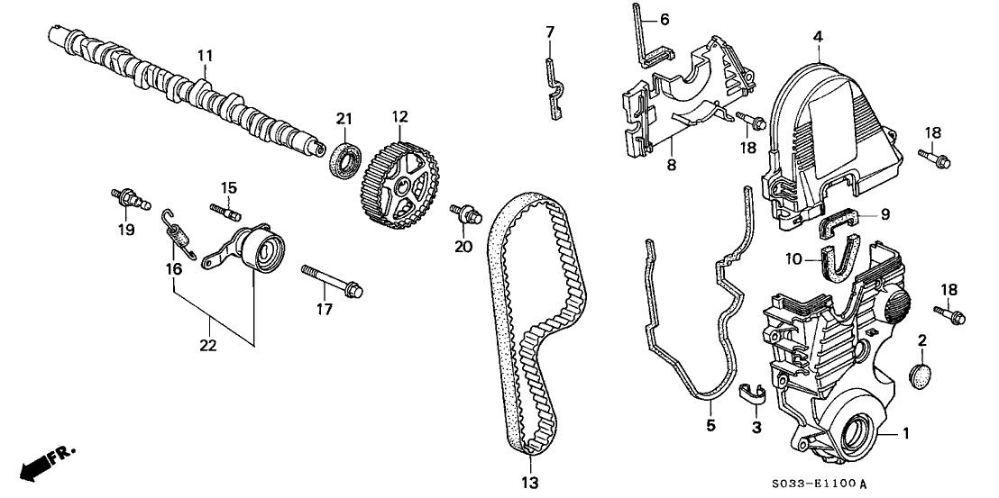 2008 honda odyssey belt diagram