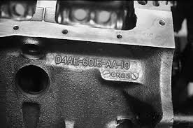 ford 289 engine serial numbers