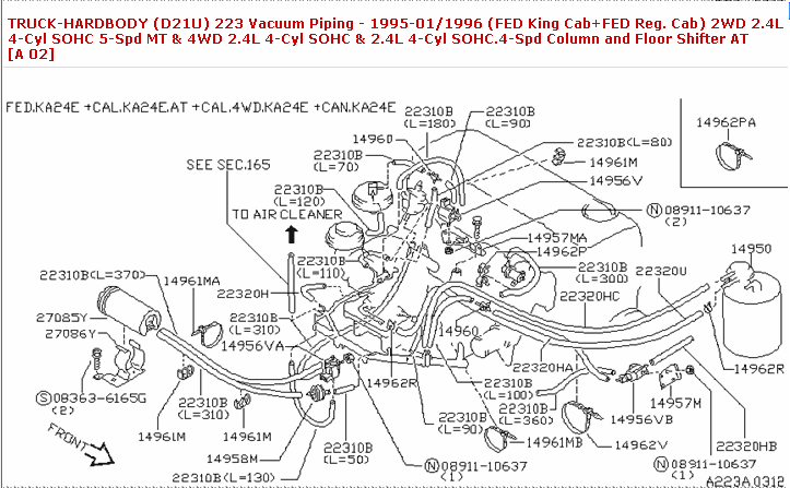 Nissan Pickup Questions - anybody have vacuum diagram for 96-97 nissan