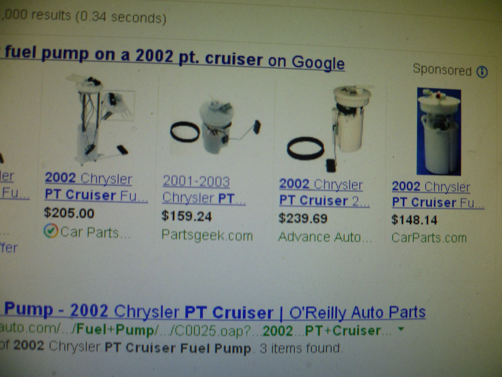 Chrysler PT Cruiser Questions - how much to replace fuel pump on a 2002 pt.  cruiser, touring edition? - CarGurus