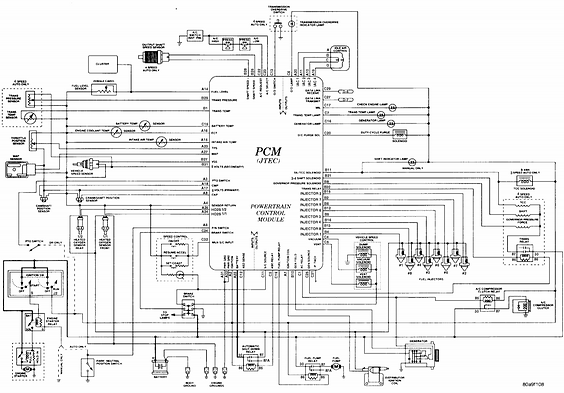 1984 dodge wiring harness diagram