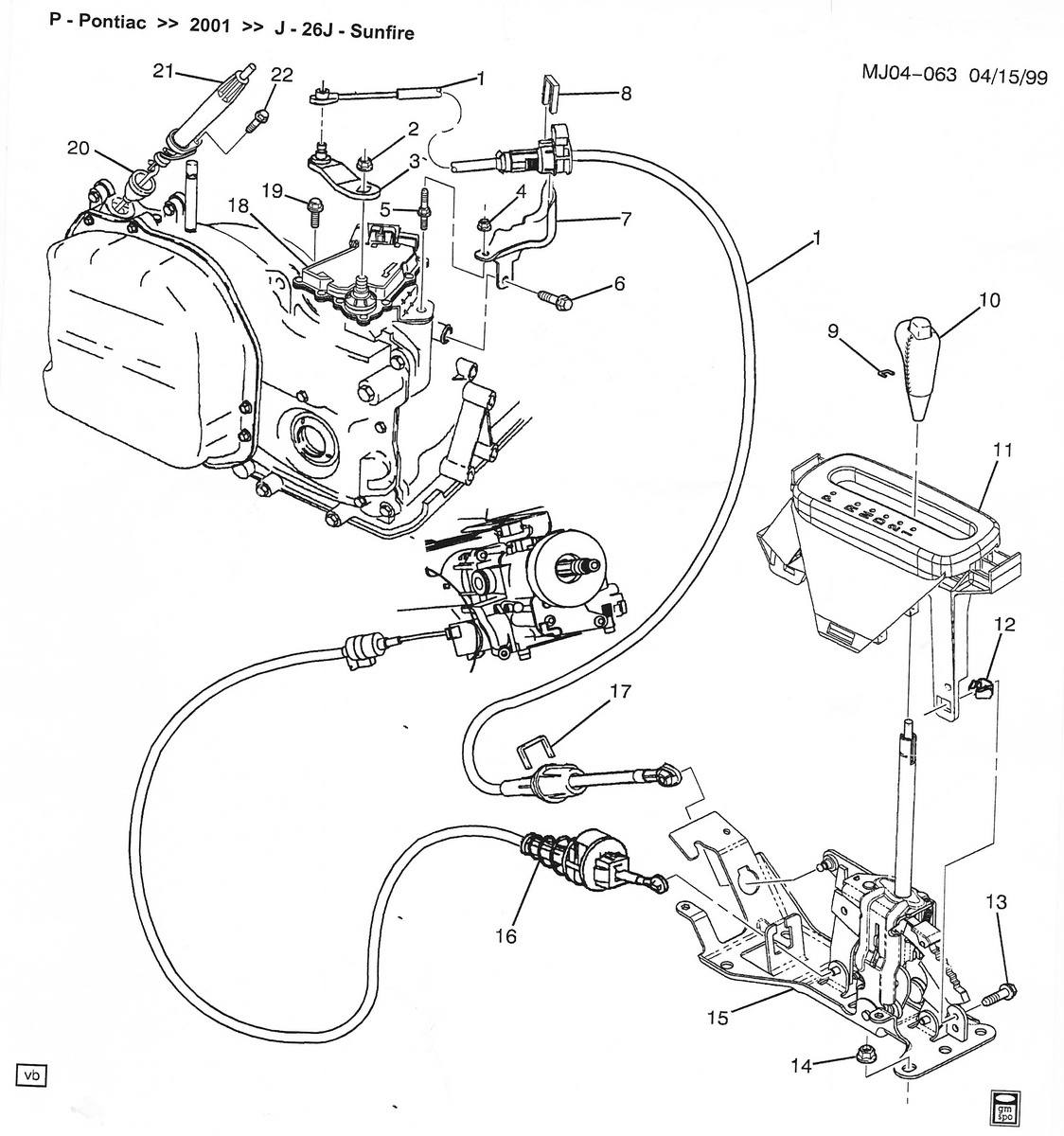 1996 Ford taurus gear shifter linkage problems #3