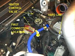 2000 Ford expedition heater control valve location #9