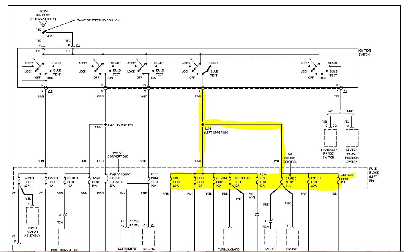 30 2004 Chevy Cavalier Steering Column Diagram Wiring Diagram Database