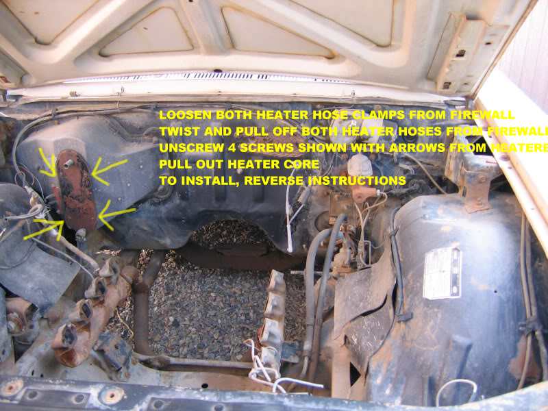 Ford f100 heater removal #2
