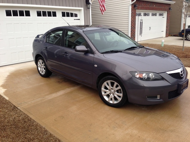 Mazda 3 2008 синяя