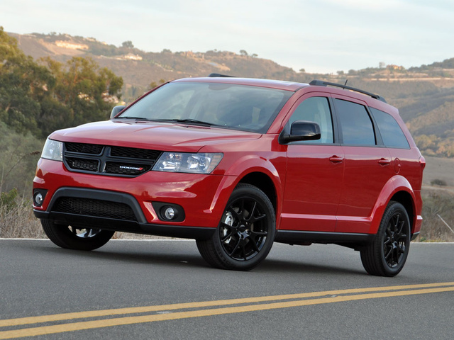 red dodge journey 2014