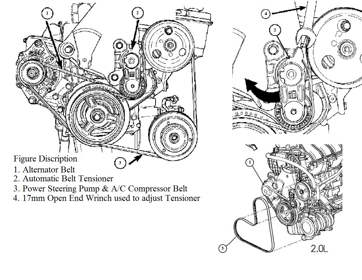 2004 dodge ram belt tensioner