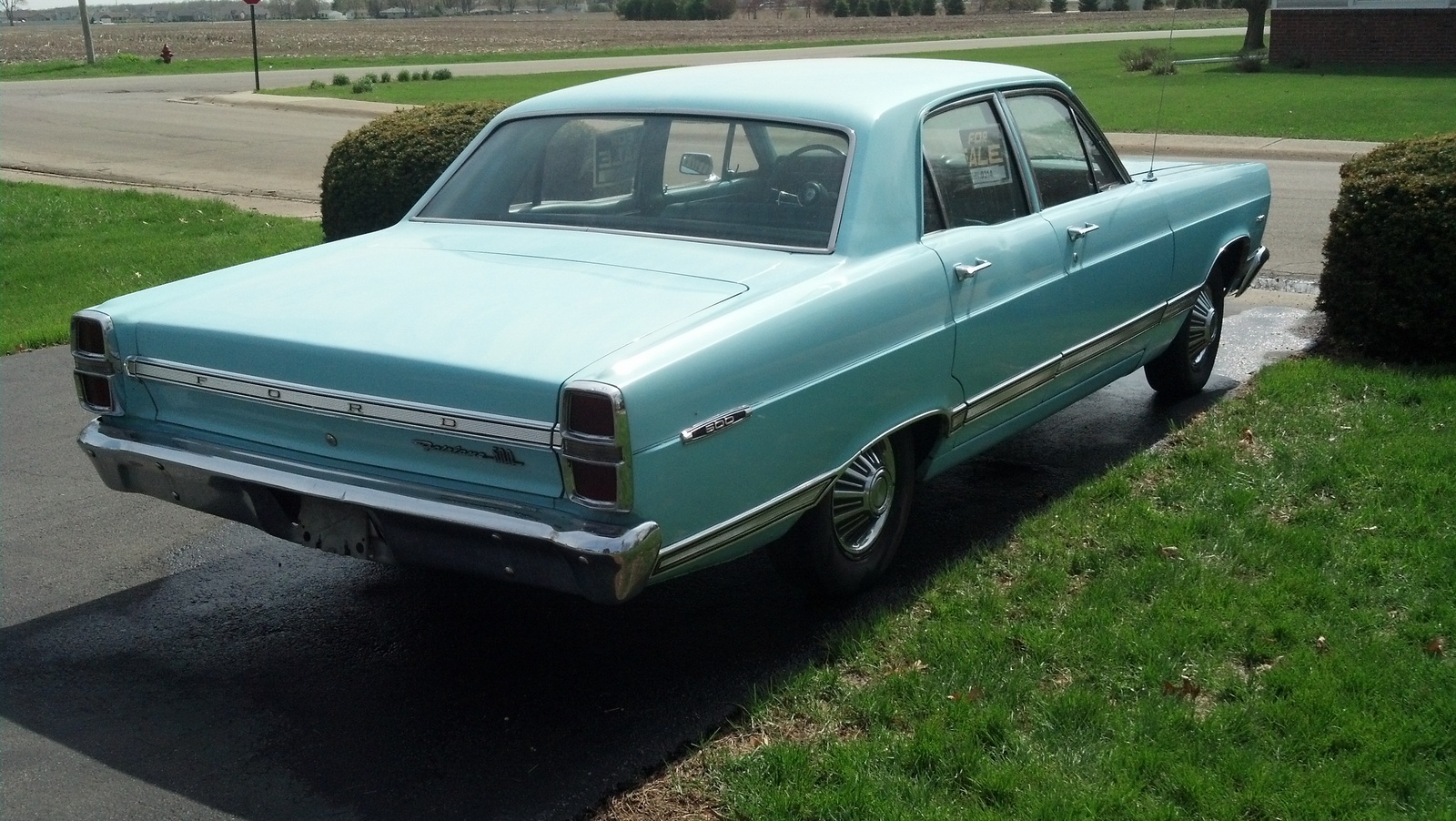 1967 Ford Fairlane Color Chart