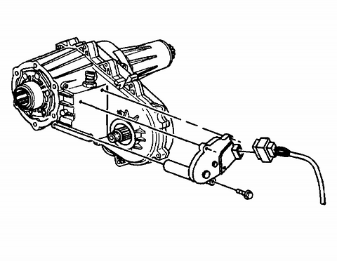 1999 suburban 4x4 actuator